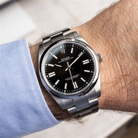 rolex oyster perpetual black 41|rolex oyster perpetual 41 review.